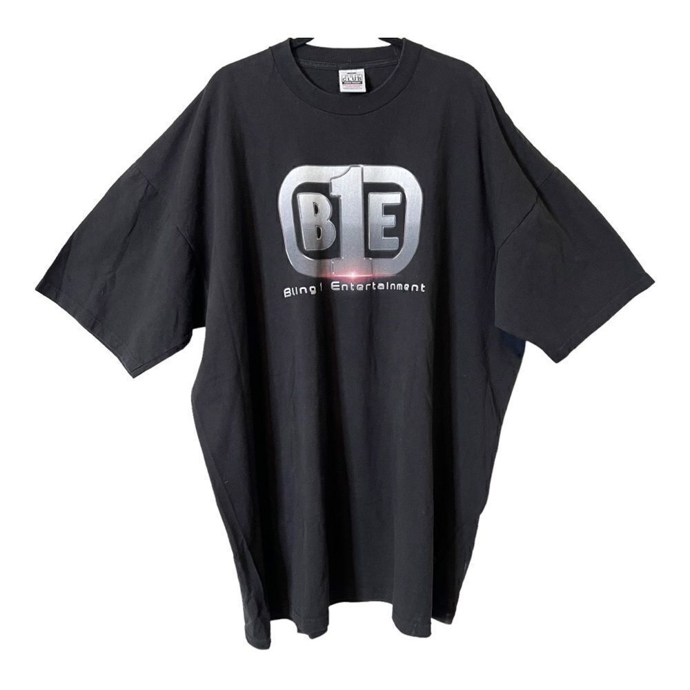 Pro Club Heavy Weight Black Bling 1  Entertainment T Shirt Size 5XL